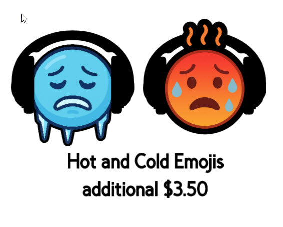 Zones of Regulation Emoji Faces with Headphones
