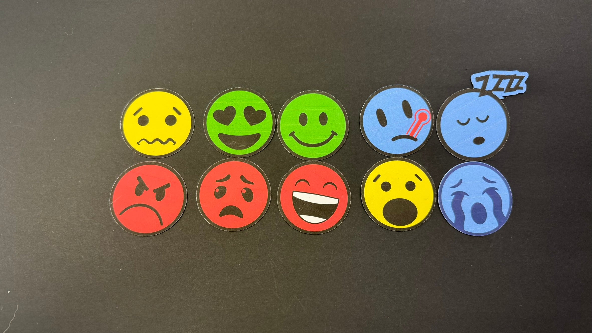 Zones of Regulation Emoji Faces