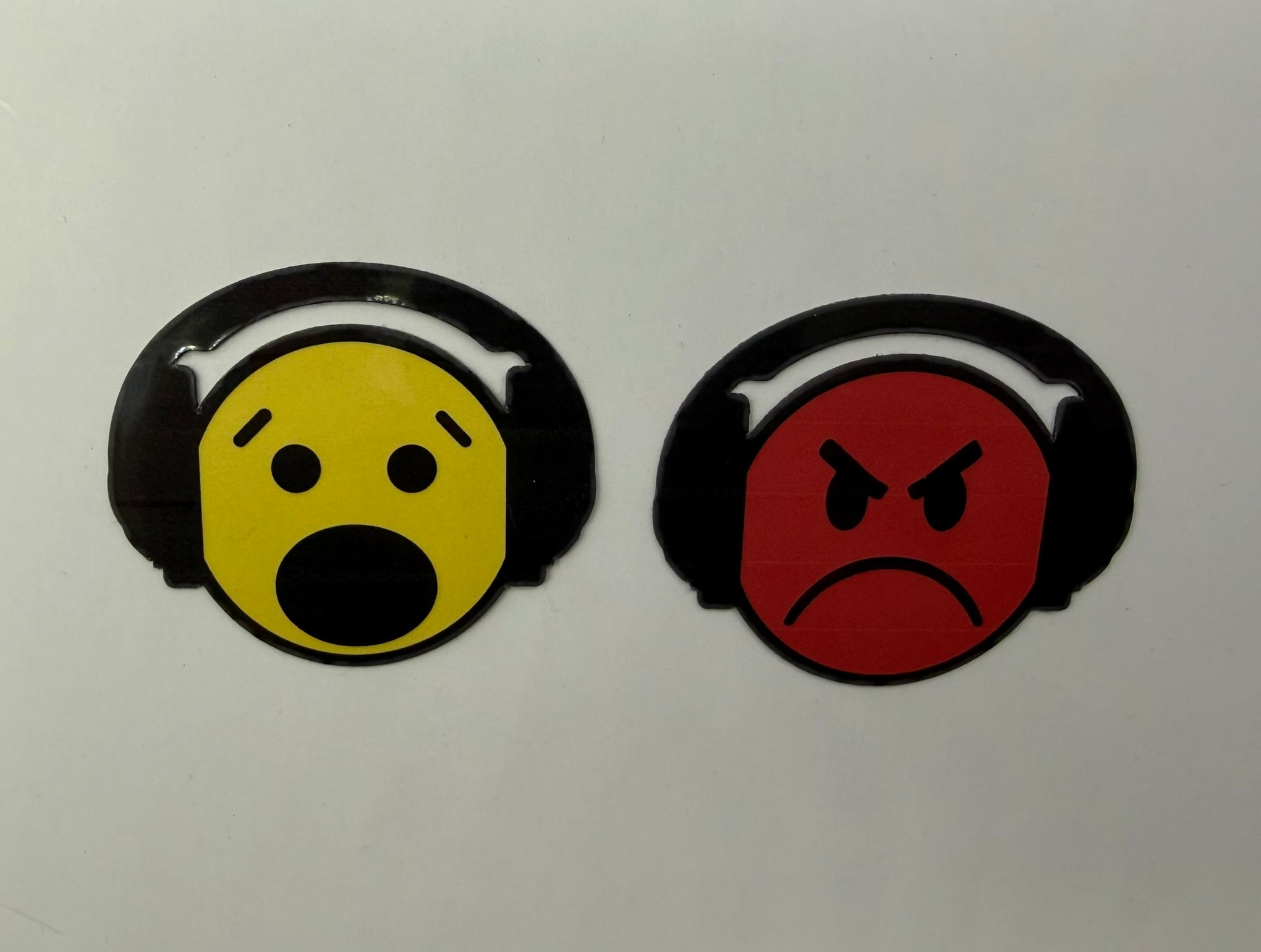 Zones of Regulation Emoji Faces with Headphones