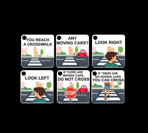 Crossing the Street Visual Guide