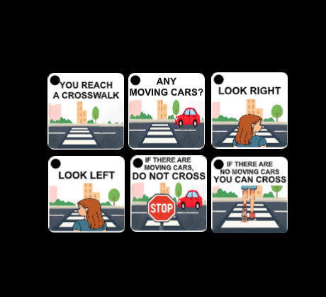 Crossing the Street Visual Guide